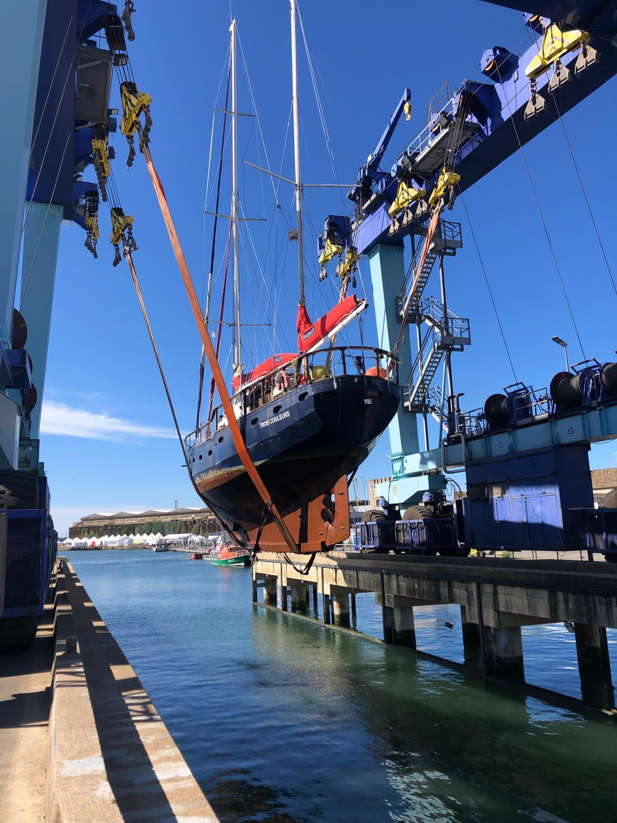 remobilisation par la voile en Atlantique